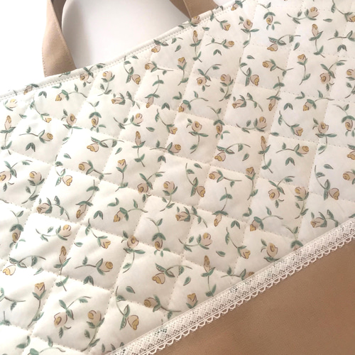 リバティ ♪フローティングフローラ ♪キルティング♪マッシュルーム