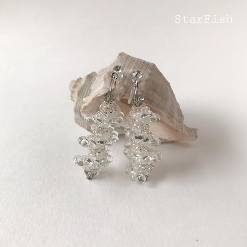 No.67 ハンドメイド　ノンホールピアス Melody クーポンセール 20%OFF Accessory（メロディーアクセサリー） イヤリング・ノンホールピアス