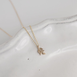 Foliage tiny necklace [P087K10] 3枚目の画像