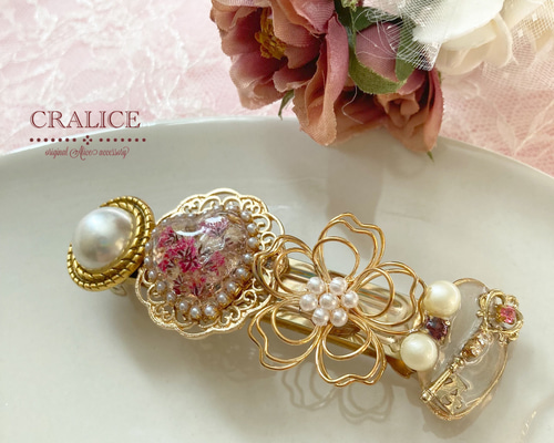 【新作】フラワーバレッタC フラワー バレッタ | THE HAIR BAR TOKYO