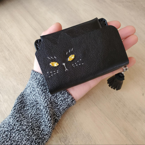 Kate Spade 長財布 猫 ミャオ ウォレット ブラック キャット kate