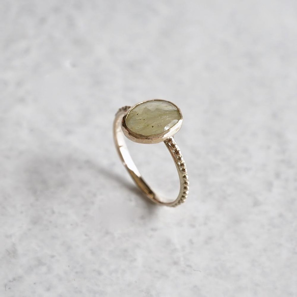 Sapphire grain ring [OP738K10] 第4張的照片