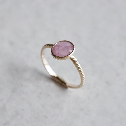 Sapphire carved ring [OP739K10] 指輪・リング atelier simo