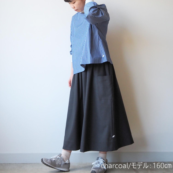 スーパー100ウールトロピカルガーデンスカート【SOSK042S】 4枚目の画像