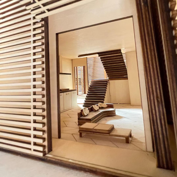 【模型製作】 木製ミニチュア オーダーメイド完成品 〈小物〉 