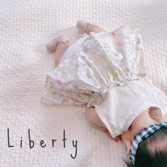 Liberty スカート付きロンパース ベビー服 こはるびより 通販 13449399