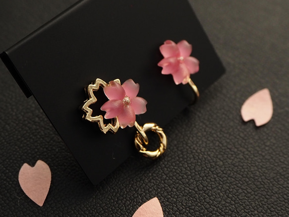 新品 * 野櫻花 * 以深粉色野櫻花為靈感的單點配飾 ♪ 第5張的照片