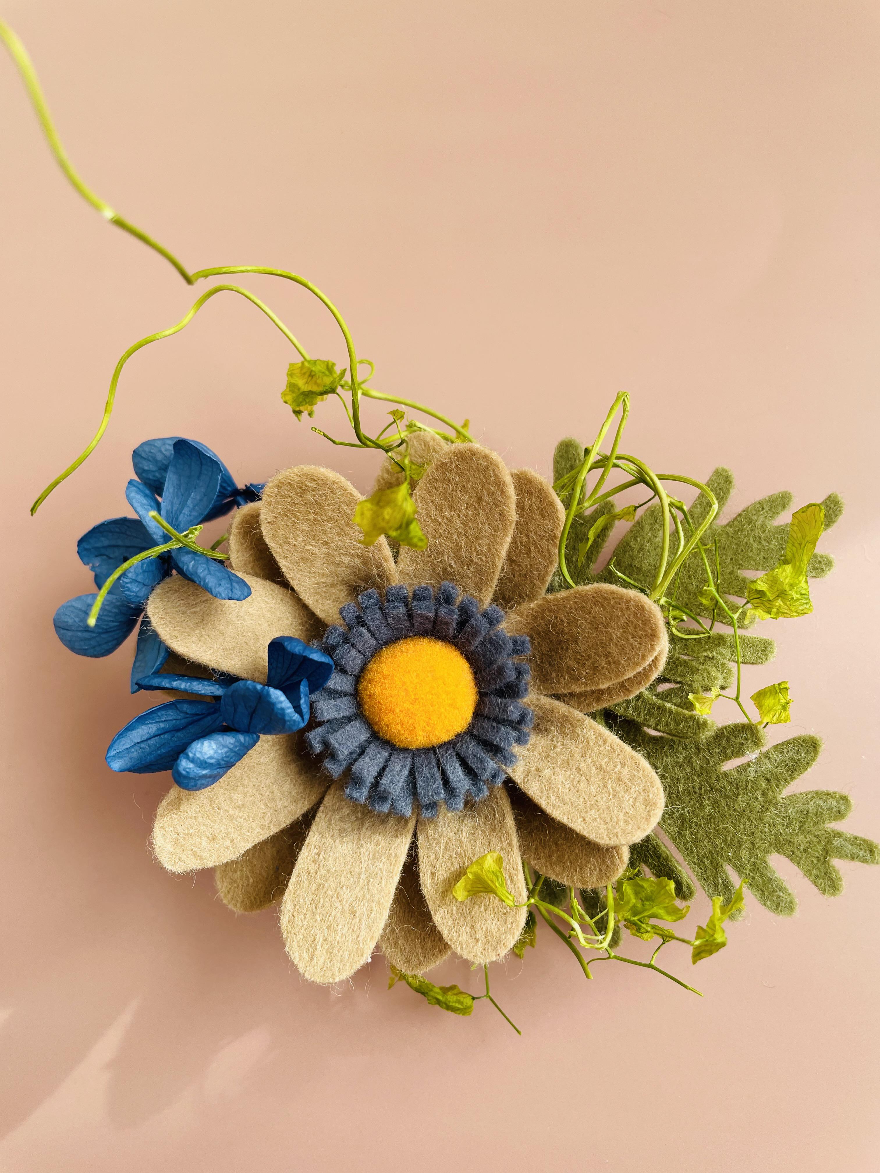 蝶ブローチ Psyche/現品] [zps025r-pur]本物の蝶の翅 アゲハ蝶 ブローチ兼