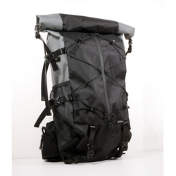 スプリット黒灰X-Pac 超軽量登山バッグ 20 30L 40L バークマウンテン