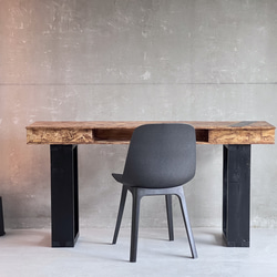 OSB家具】【特集掲載品】 Desk 1500mm×450mm ワークデスク 机 在宅