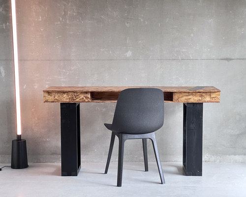 OSB家具】【特集掲載品】 Desk 1500mm×450mm ワークデスク 机 在宅