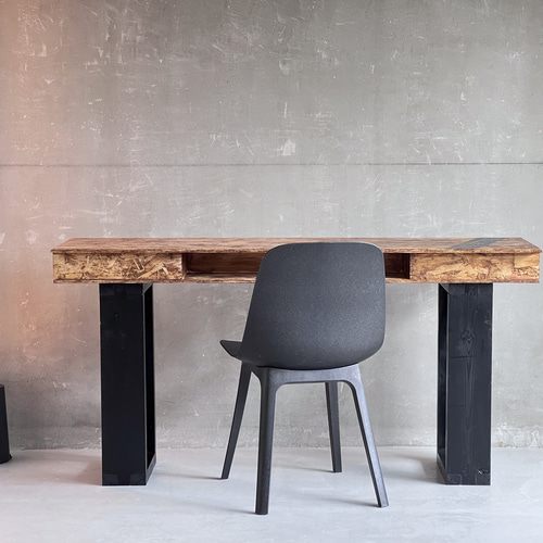 OSB家具】【特集掲載品】 Desk 1500mm×450mm ワークデスク 机 在宅