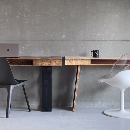 OSB家具】【特集掲載品】 Desk 1500mm×450mm ワークデスク 机 在宅