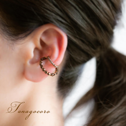 (新品・未使用)inch inchビーズブレスレット・ピアス・イヤーカフ3種 新品・未使用)inch inchビーズブレスレット・ピアス・イヤーカフ3種