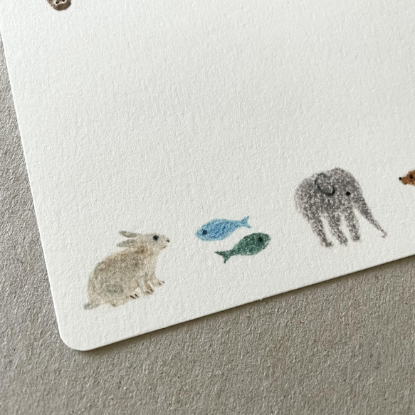 動物のポストカード 5枚組 6枚目の画像
