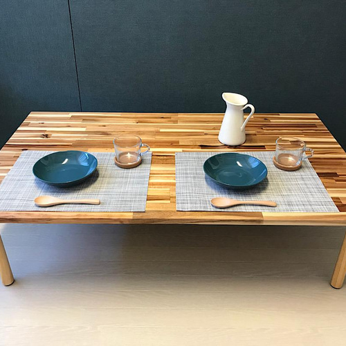 送料無料】 ローテーブル 長方形 120cm 80cm 34cm スギ