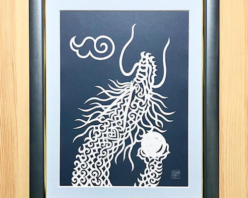 【マリス】【オーダー品】龍神様　白龍　昇龍　絵画　原画　開運 マリス様専用】【オーダー品】龍神様 白龍 昇龍 絵画 原画 開運
