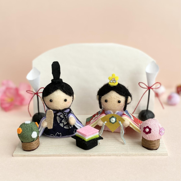 【再入荷！】 ひな祭り 雛人形 通販 koyuki 羊毛フェルト 羊毛フェルト 羊毛フェルト