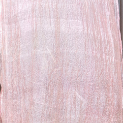 新作 春色　天女ストール 満月紅花染○　 タイシルクのストール 6枚目の画像