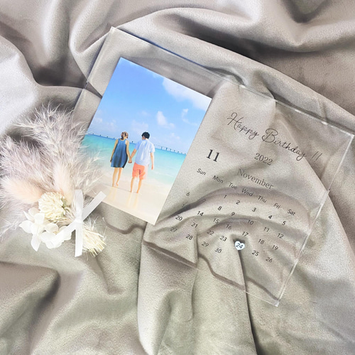 Limited sale!!》カレンダー風 アクリルフォトパネル【パネル