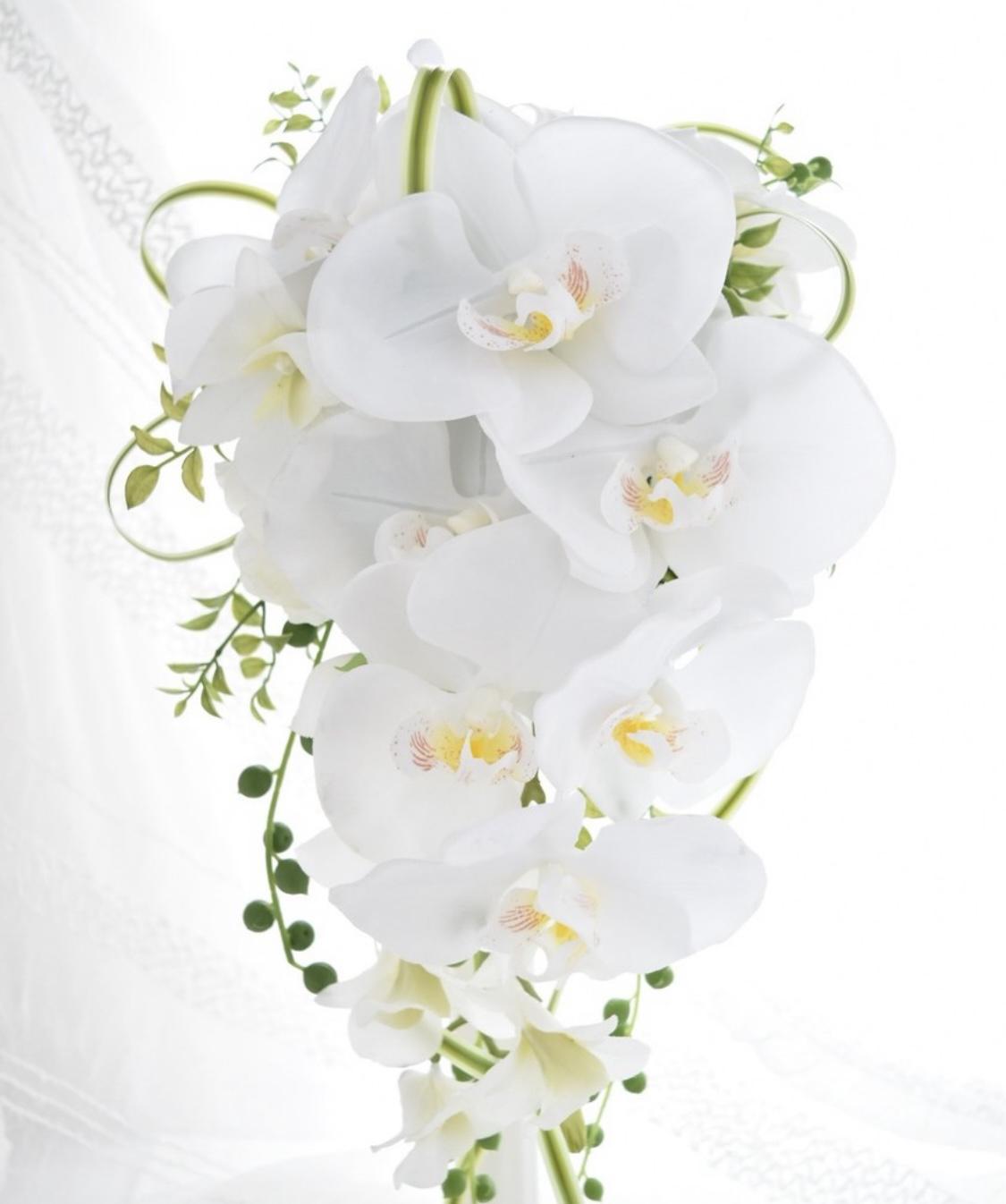 コチョウランのセミキャスケードブーケ