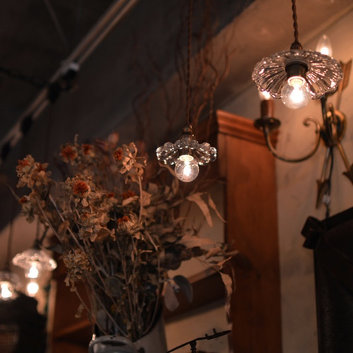 フランスアンティークペンダントランプ『エンジェルランプ