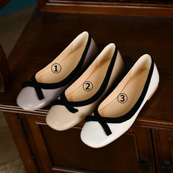 ★ 22春季新品 ★ 蝴蝶結設計高跟鞋 女款 3色 4070 第19張的照片