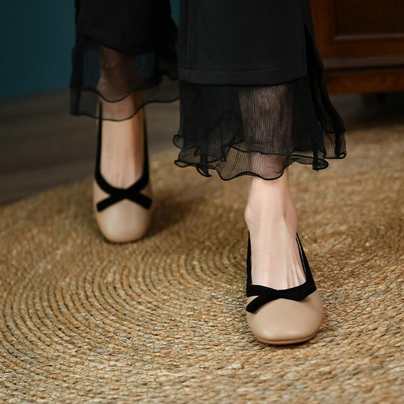 ★ 22春季新品 ★ 蝴蝶結設計高跟鞋 女款 3色 4070 第15張的照片