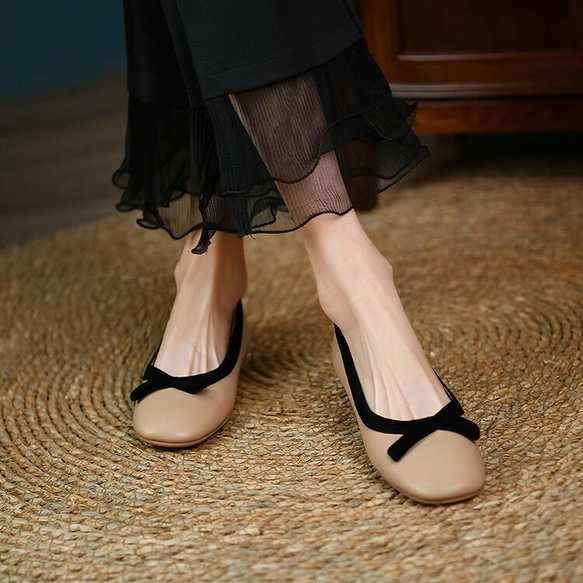 ★ 22春季新品 ★ 蝴蝶結設計高跟鞋 女款 3色 4070 第14張的照片