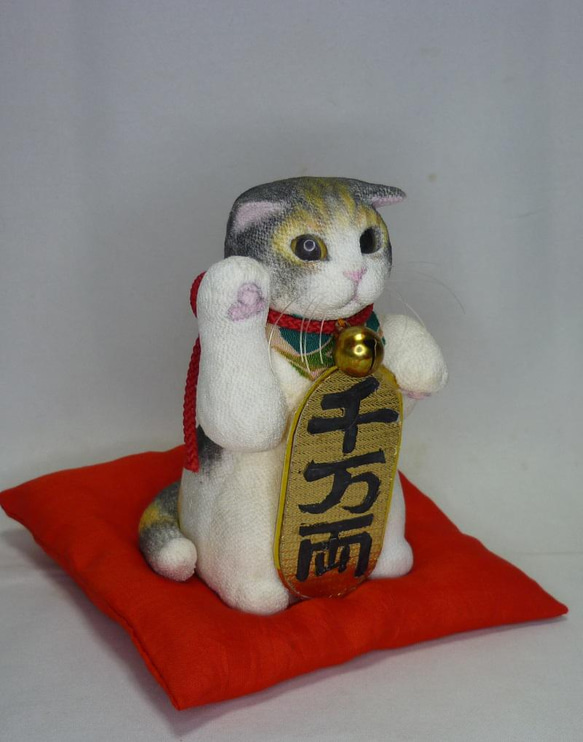 スコティッシュフォールドの招き猫　H様 ご注文品 3枚目の画像