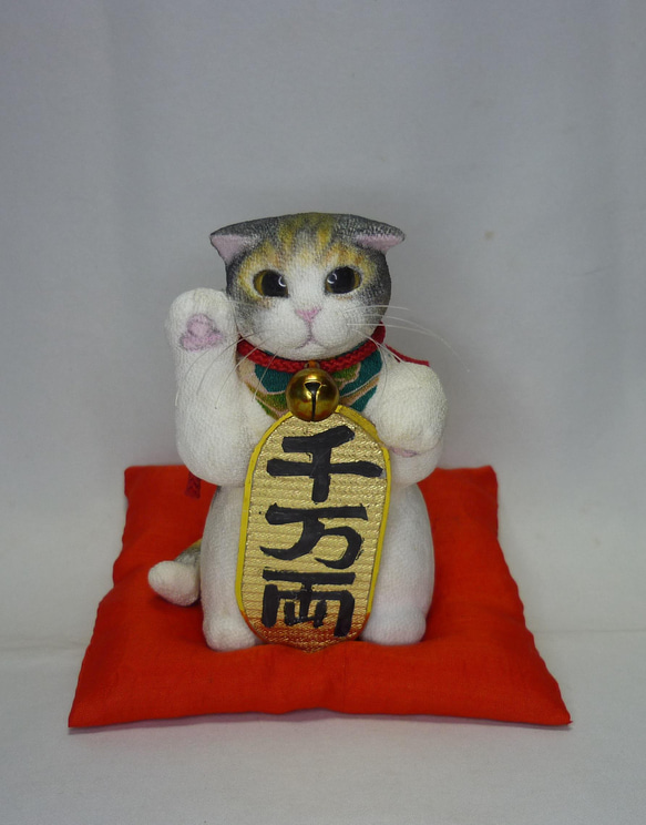 スコティッシュフォールドの招き猫　H様 ご注文品 2枚目の画像