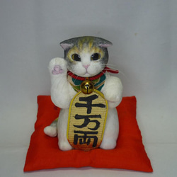 スコティッシュフォールドの招き猫　H様 ご注文品 5枚目の画像