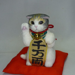 スコティッシュフォールドの招き猫　H様 ご注文品 4枚目の画像