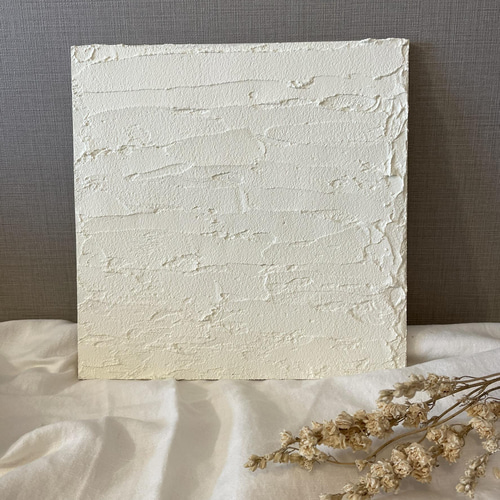 24×24cm 漆喰 珪藻土 アートパネル インテリア その他アート