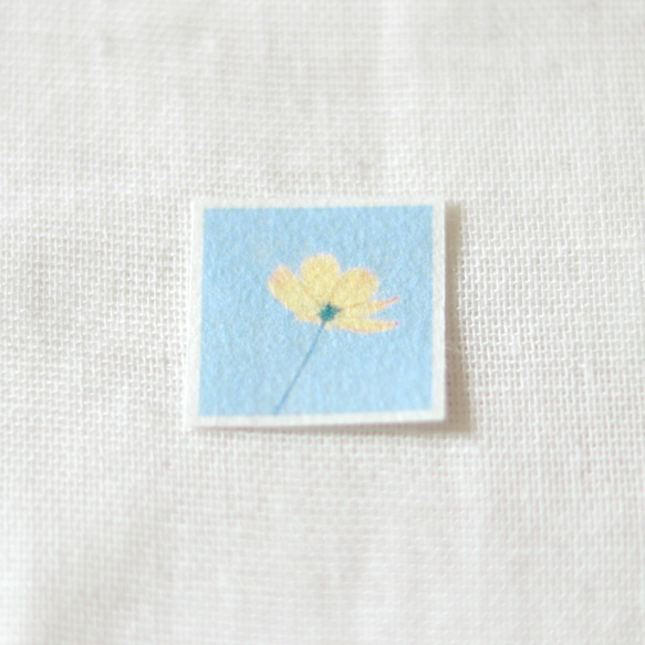 112:花の小さな和紙シール【フレークシール】 8枚目の画像