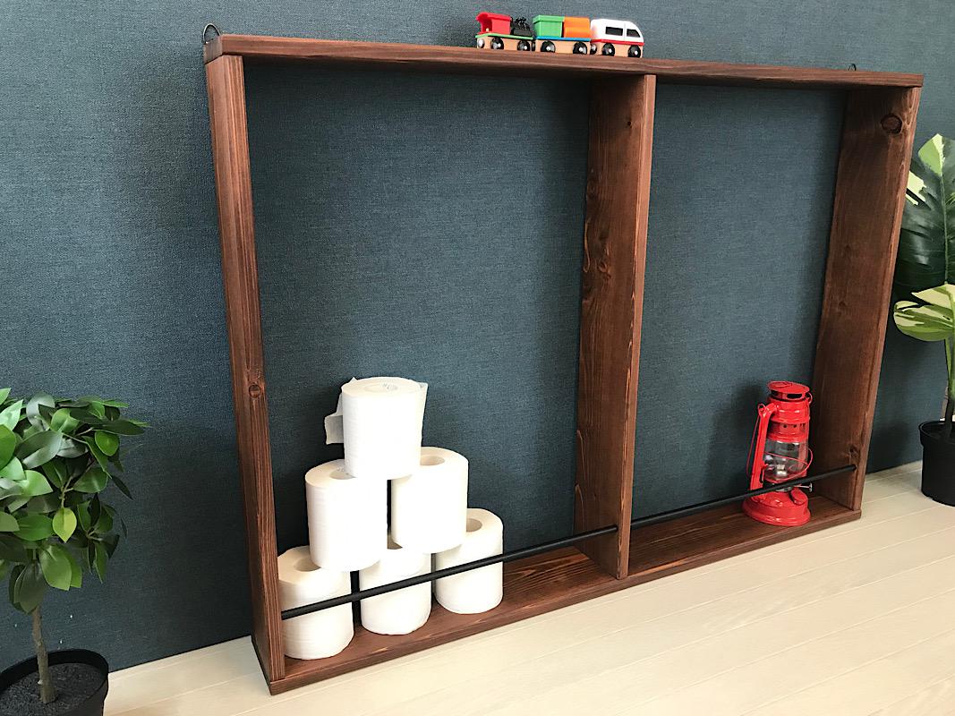 【送料無料】 収納ラック オーガナイザー 90cm 64cm 14cm ブラウン