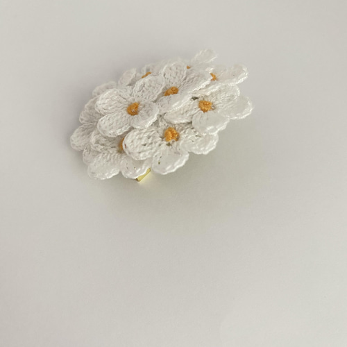 NEW 白い小花のブローチ レース編み ブローチ nokopuku 通販 NEW 白い小花のブローチ レース編み ブローチ nokopuku 通販
