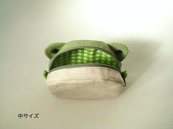 青蛙娃娃袋（大、中、小套裝）【淺綠】 第10張的照片