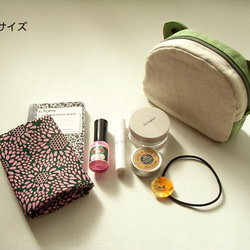 カエルのマトリョーシカポーチ（大・中・小セット）【淡い緑色】 8枚目の画像