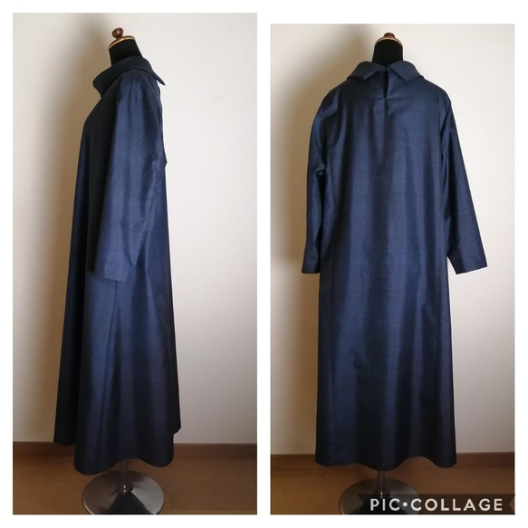 着物リメイク　ワンピース　ハンドメイド 