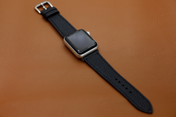 【新作】高級革使用Apple Watch トゴ　レザーベルト　レザーバンド　時計バンド D93 高級金具付け 14枚目の画像