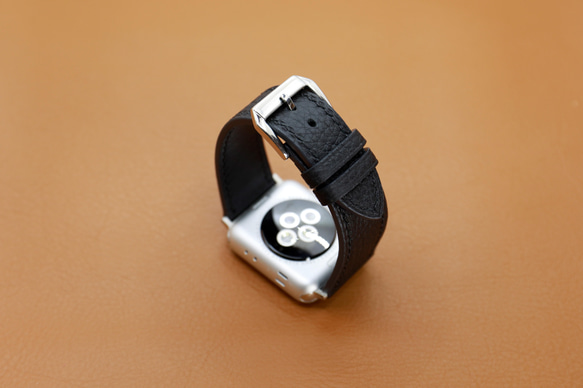 【新作】高級革使用Apple Watch トゴ　レザーベルト　レザーバンド　時計バンド D93 高級金具付け 2枚目の画像