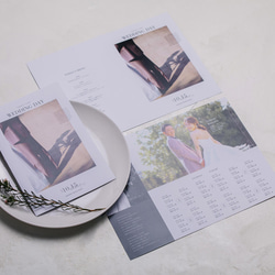 結婚式 | プロフィールブック・料理メニュー表【 Harf 】 1枚目の画像