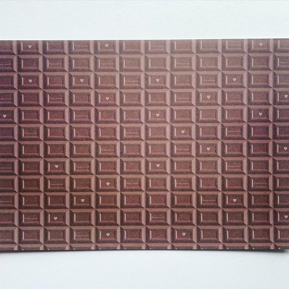 デザインペーパー　チョコレートミルク　上質紙10枚 2枚目の画像