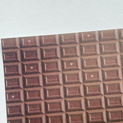 デザインペーパー　チョコレートミルク　上質紙10枚 3枚目の画像