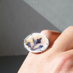 デンドリティック アゲート リング / Dendritic Agate Ring 5枚目の画像