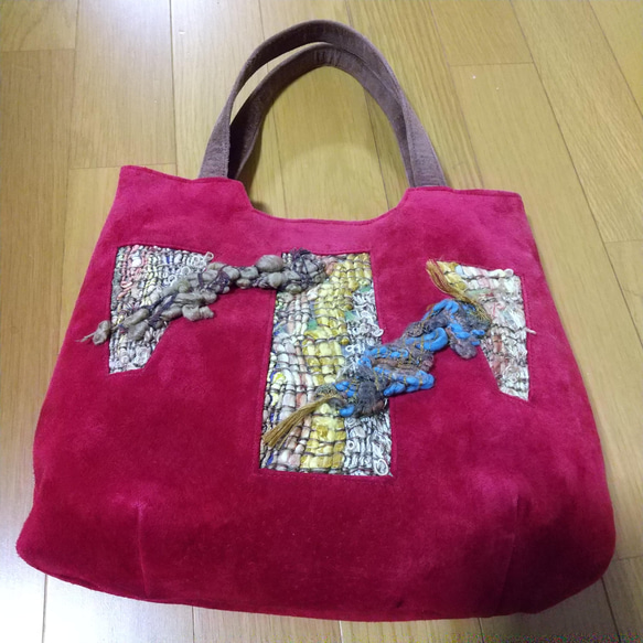手織り　創作Bag 1枚目の画像