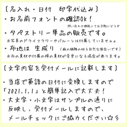 名入れ・カスタム☆たった一つの誕生日タペストリー【手書き風フォント】 5枚目の画像