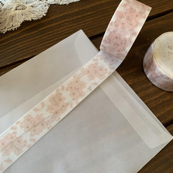 桜色の輪舞 マスキングテープ（白地） 2枚目の画像