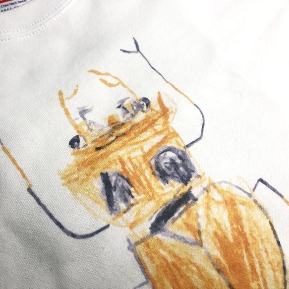 【キッズ】6歳昆虫キッズ デザイントレーナー｜メンガタクワガタイラスト｜ 6枚目の画像